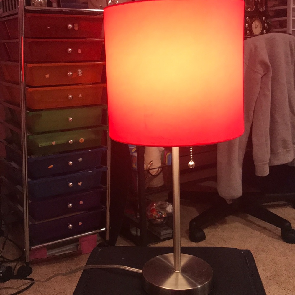 pink lamp
